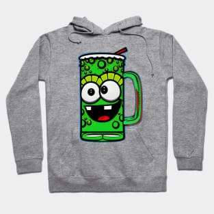 Saint Patrick's Day Green Beer Mug Cartoon Hoodie